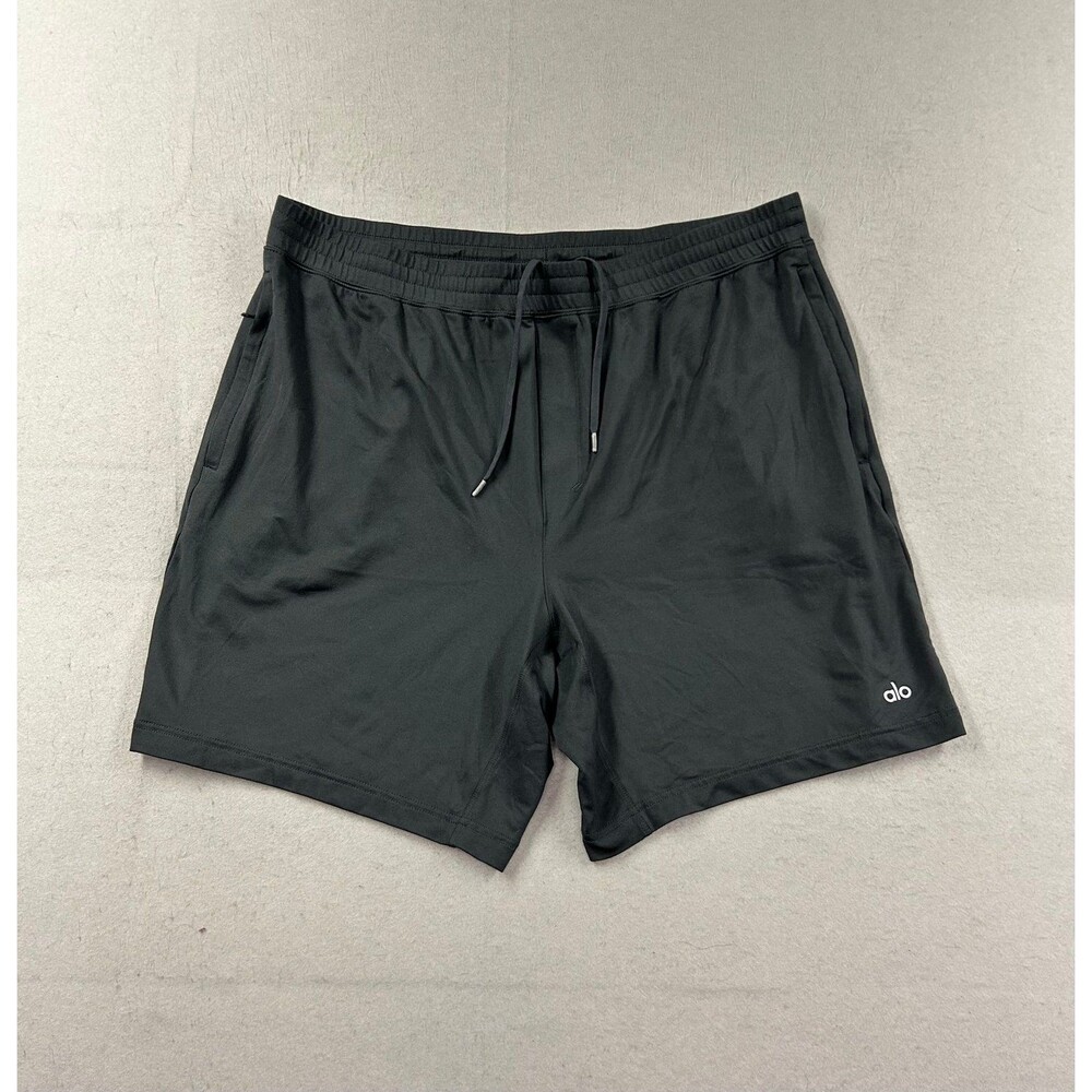 Alo Black Athletic Shorts Men's Size XL